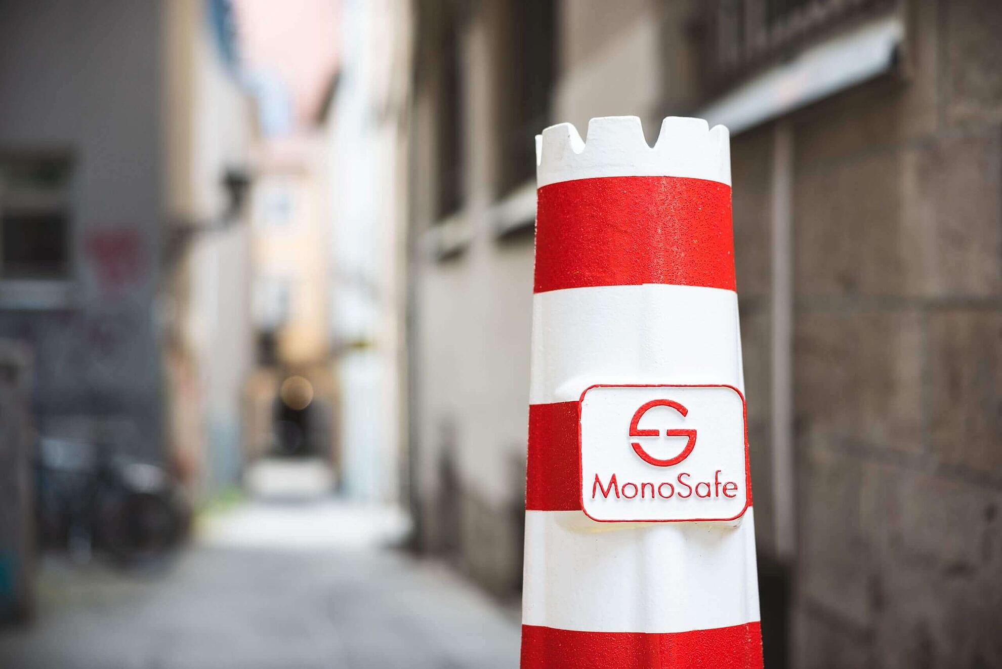 MonoSafe Gasse Absperrung